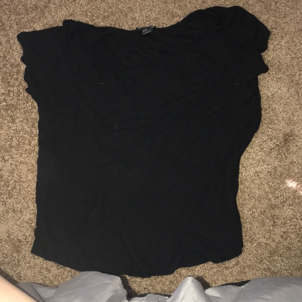 plain black shirt
